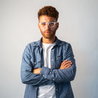 lunettes anti lumiere bleue stockholm aux verres clair monture Frost